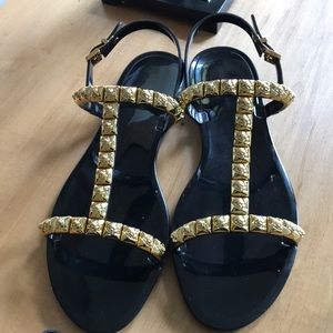 Stuart Weitzman Jelrose Studded Jelly Sandal